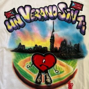 Authentic Bad Bunny Un Verano Sin Ti New York City Yankee Stadium Merch